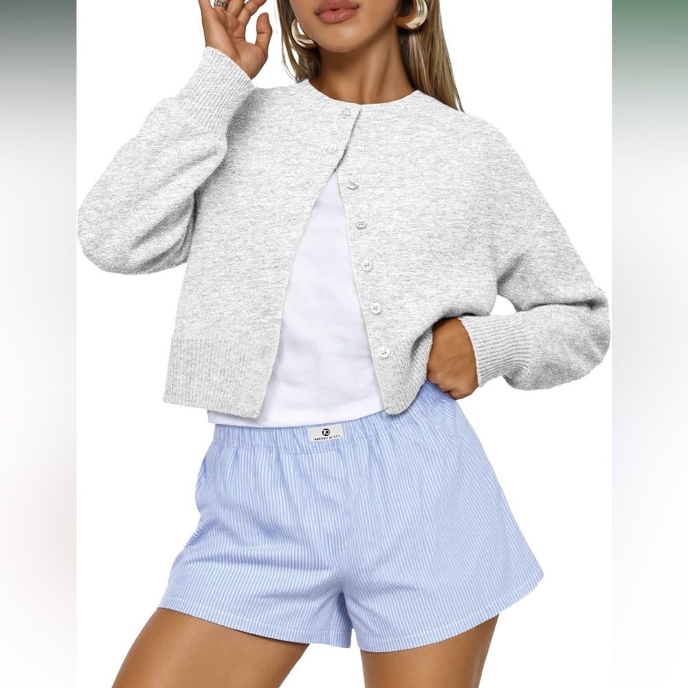 Classic White Women's Cardigan